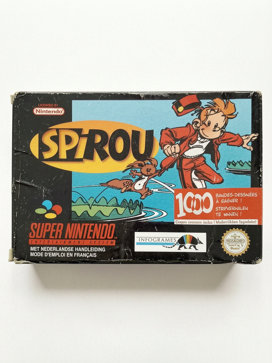 Spirou sur Super Nintendo (SNES) Complet FRA