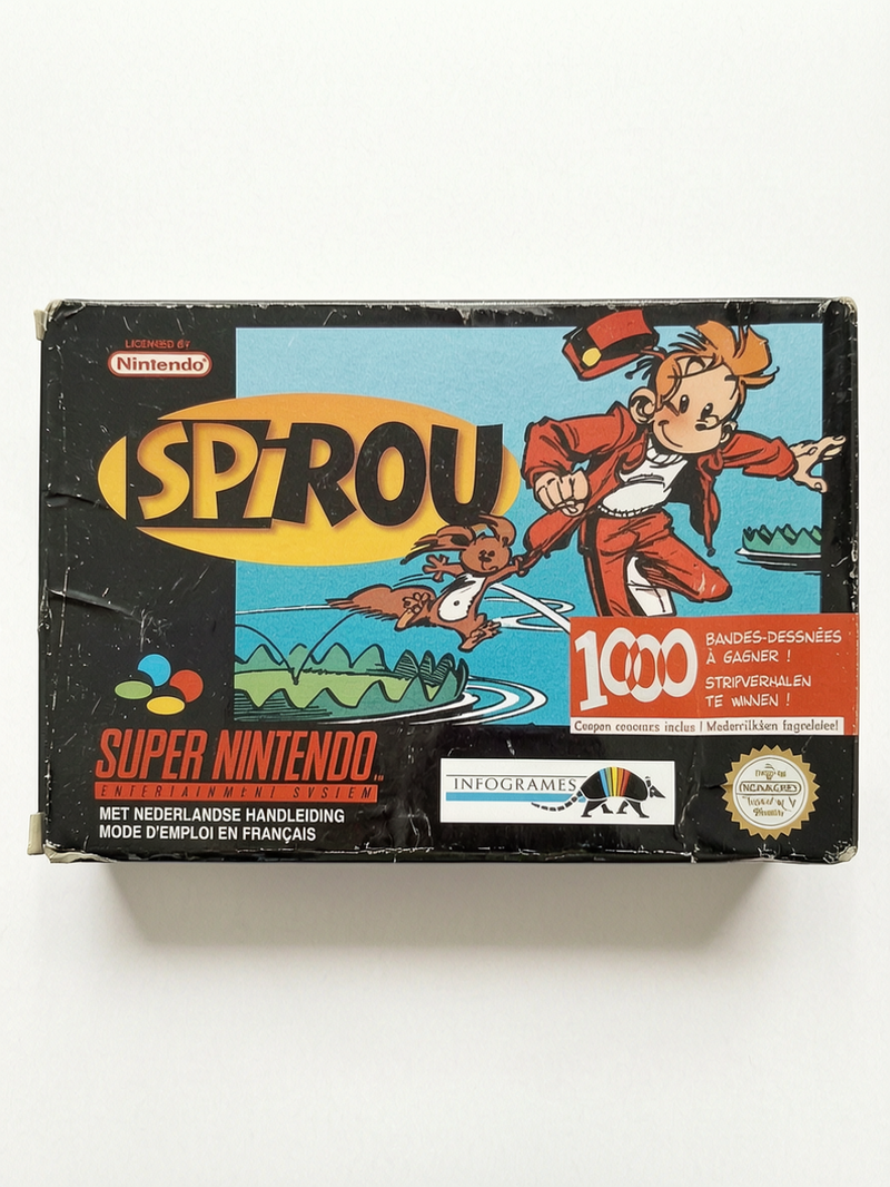 Spirou sur Super Nintendo (SNES) Complet FRA