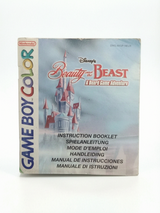 Notice seule Beauty and the Beast Game Boy Color (GBC)