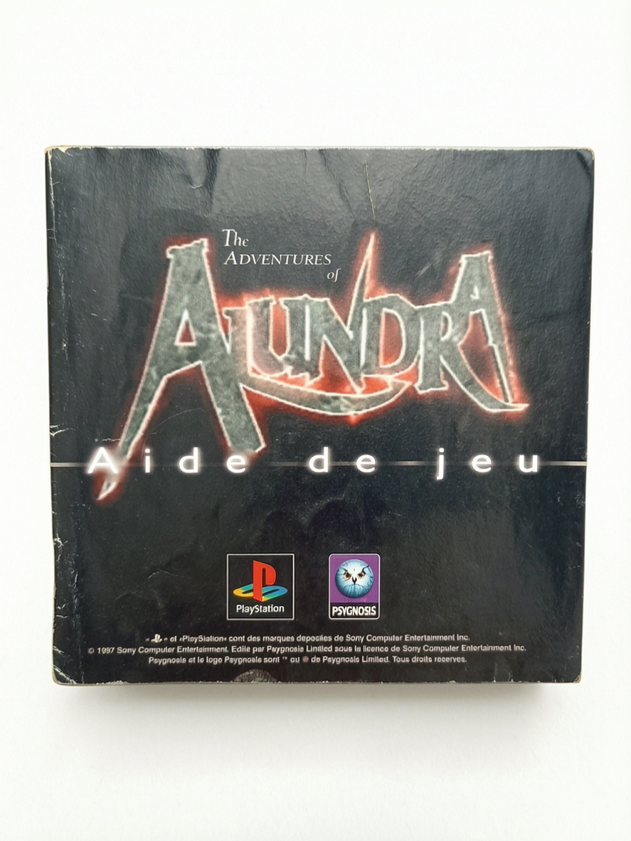 Notice seule Alundra Aide de jeu playstation 1 (PS1)