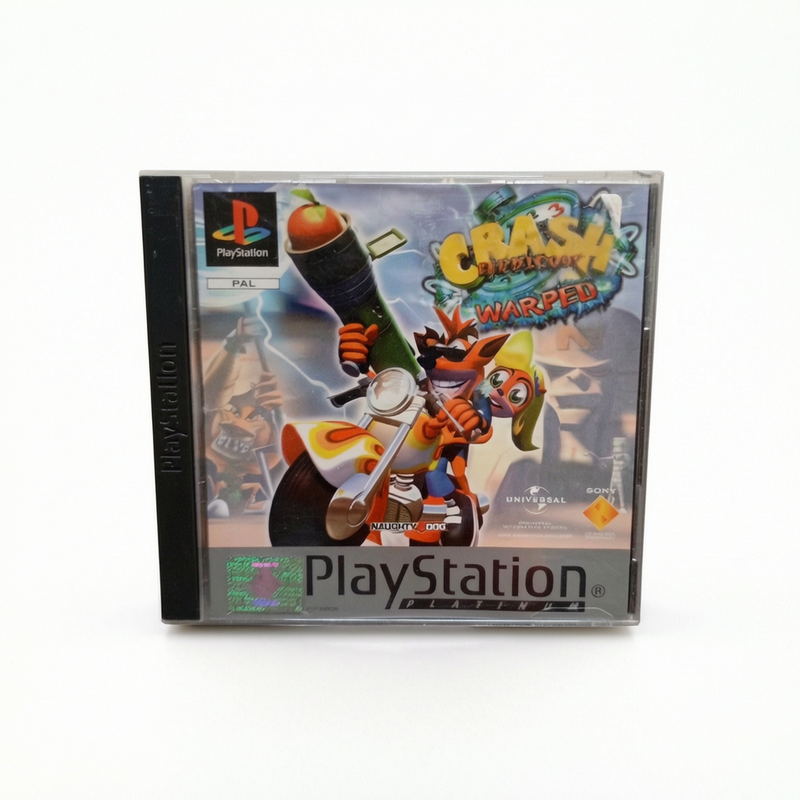 Crash Bandicoot 3: Warped Version Platinum PlayStation 1 ( PS1)
