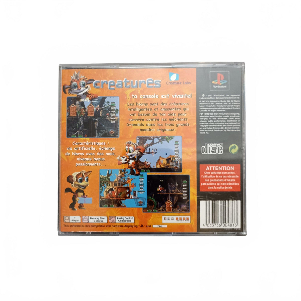 CREATURES playstation 1 (PS1)