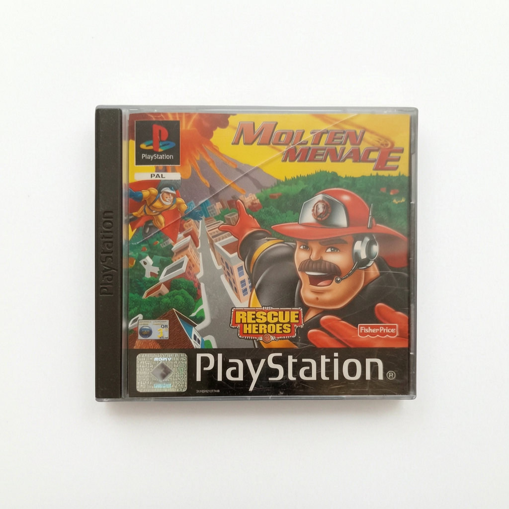 RESCUE HEROES MOLTEN MENACE playstation 1 (PS1)