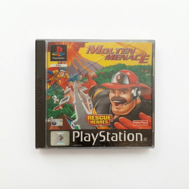 RESCUE HEROES MOLTEN MENACE playstation 1 (PS1)