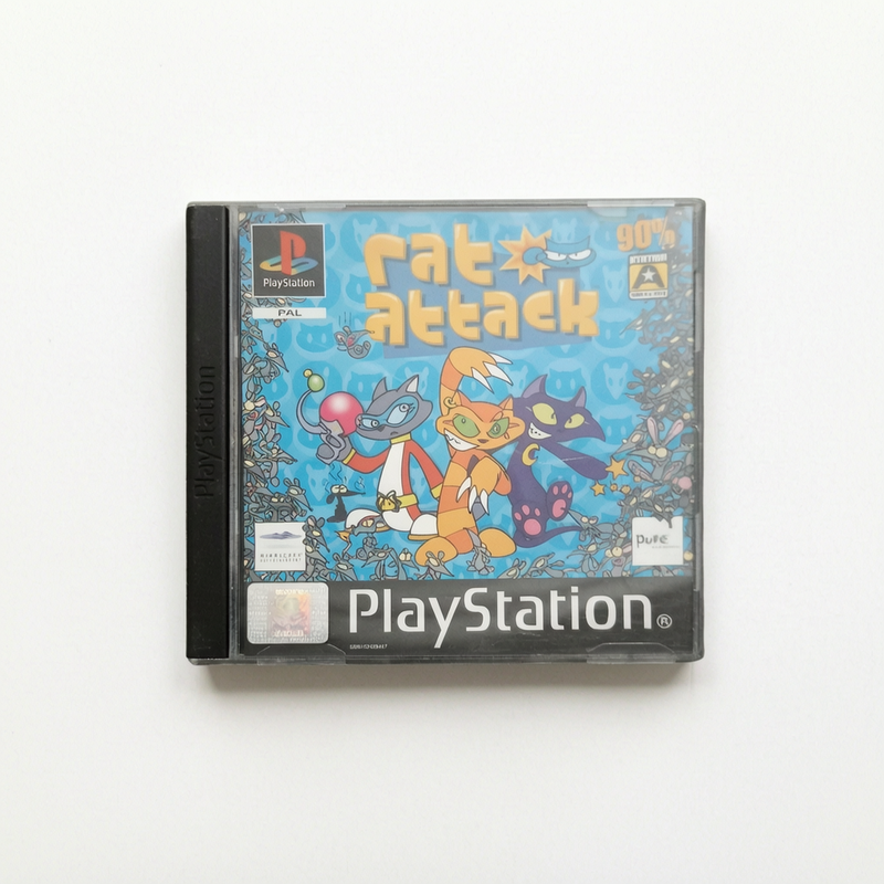 RAT ATTACK playstation 1 (PS1) version UK