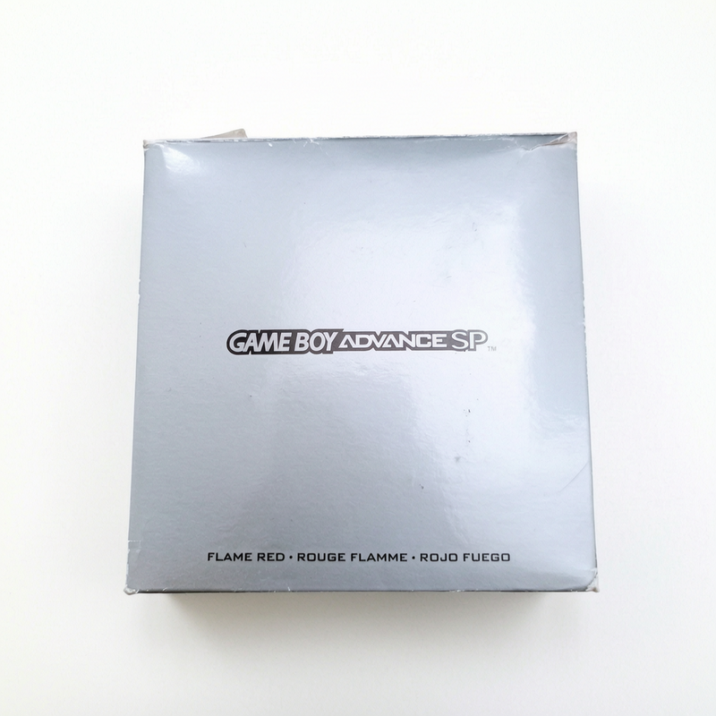 Boite GameBoy Advance édition rouge avec notice et chargeur