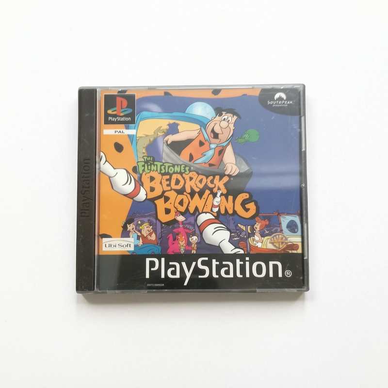 THE FLINSTONES BEDROCK BOWLING playstation 1 (PS1) Version UK