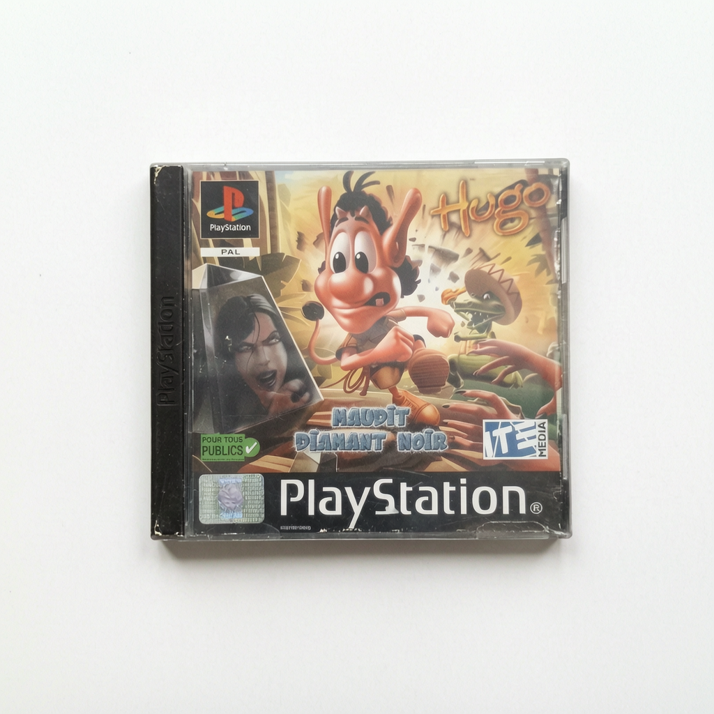 HUGO MAUDIT DIAMANT NOIR playstation 1 (PS1)