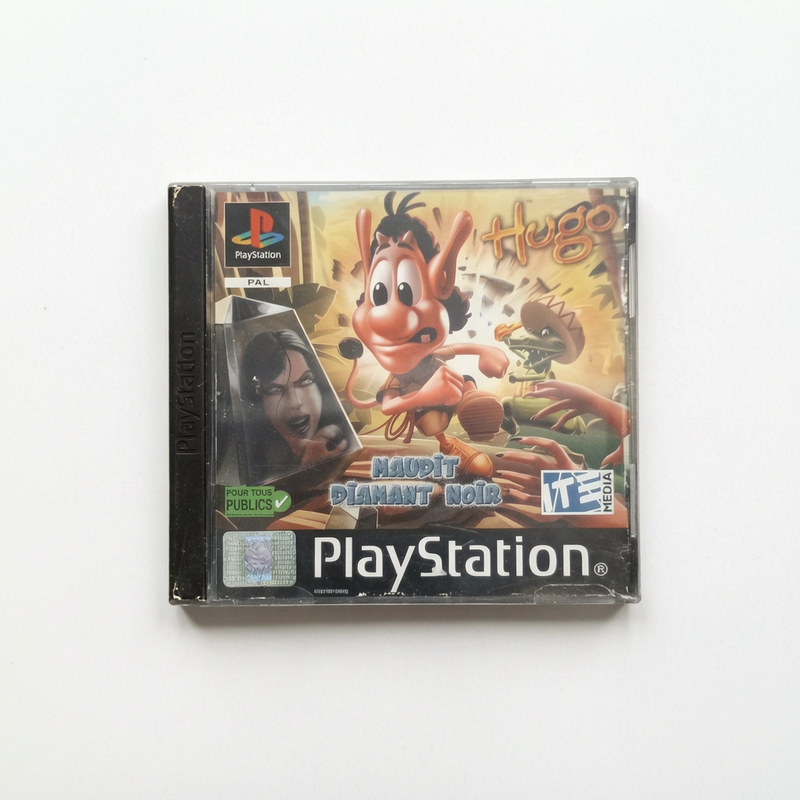 HUGO MAUDIT DIAMANT NOIR playstation 1 (PS1)