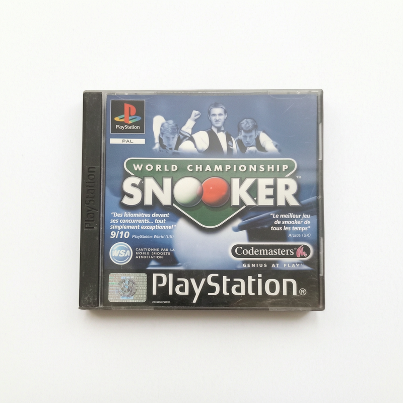 WORLD CHAMPIONSHIP SNOOKER playstation 1 (PS1)