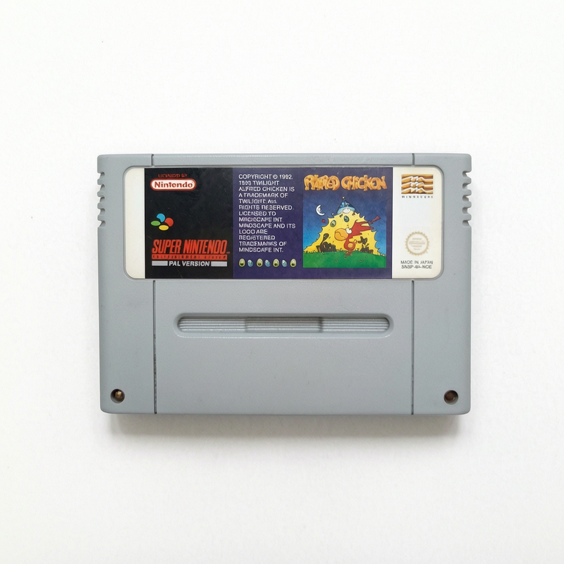 ALFRED CHICKEN super nintendo (SNES) Version NOE