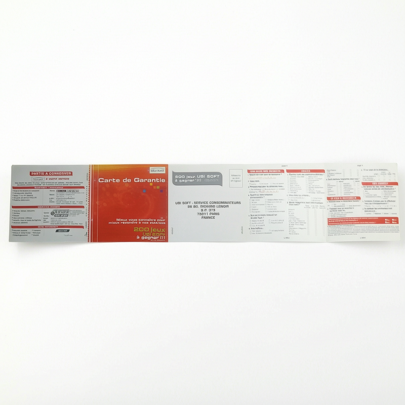 Carte Garantie Ubisoft