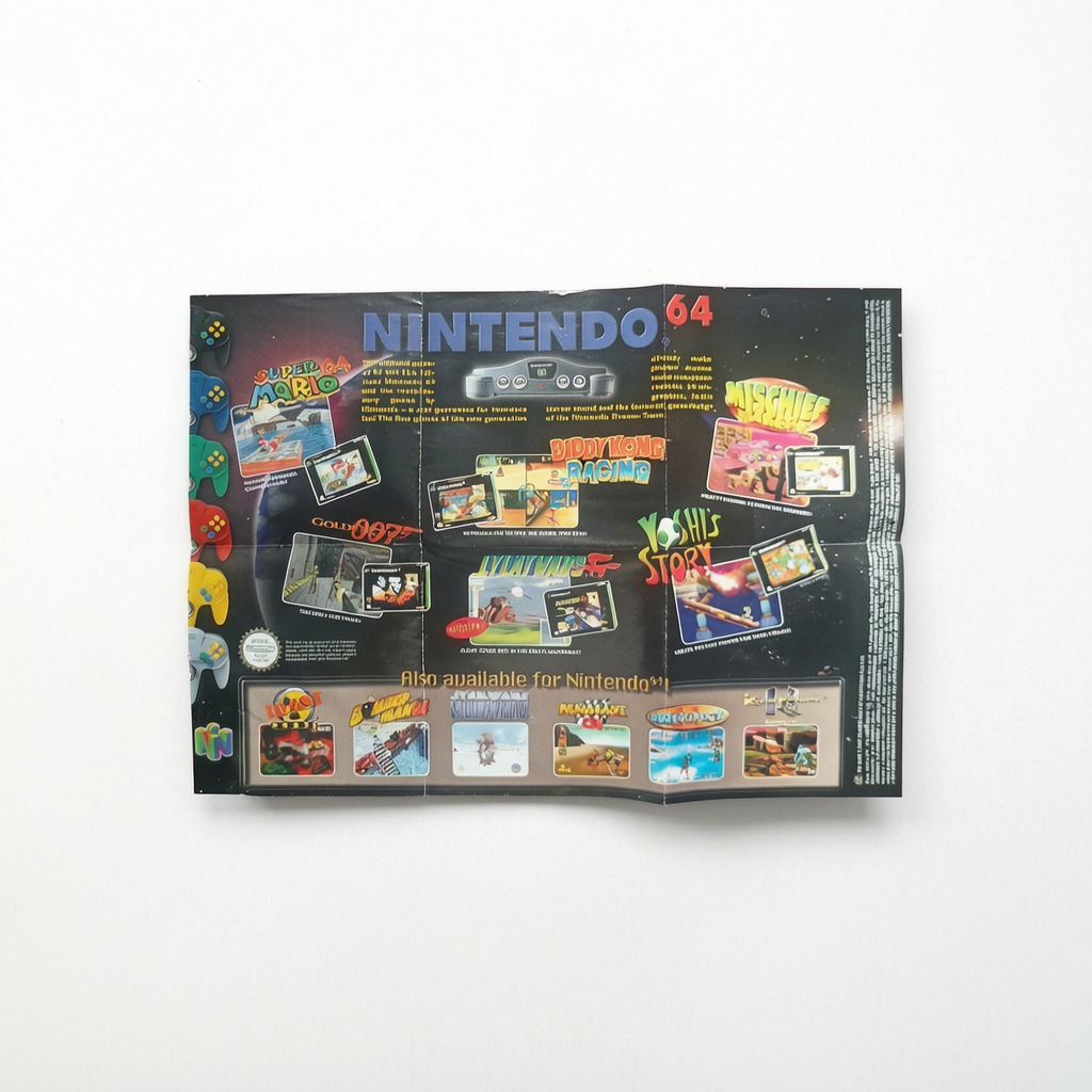 Dépliant PUB Nintendo 64/Game Boy