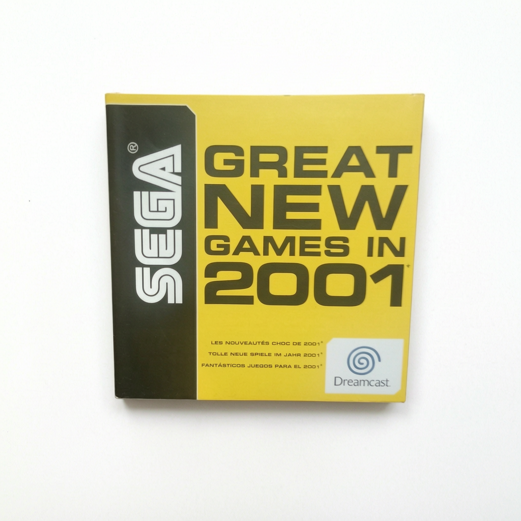 Catalogue officiel Sega Dreamcast – “Great New Games in 2001” (PAL Europe)