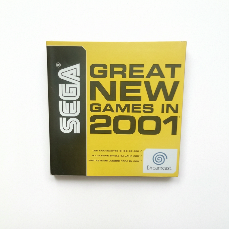 Catalogue officiel Sega Dreamcast – “Great New Games in 2001” (PAL Europe)