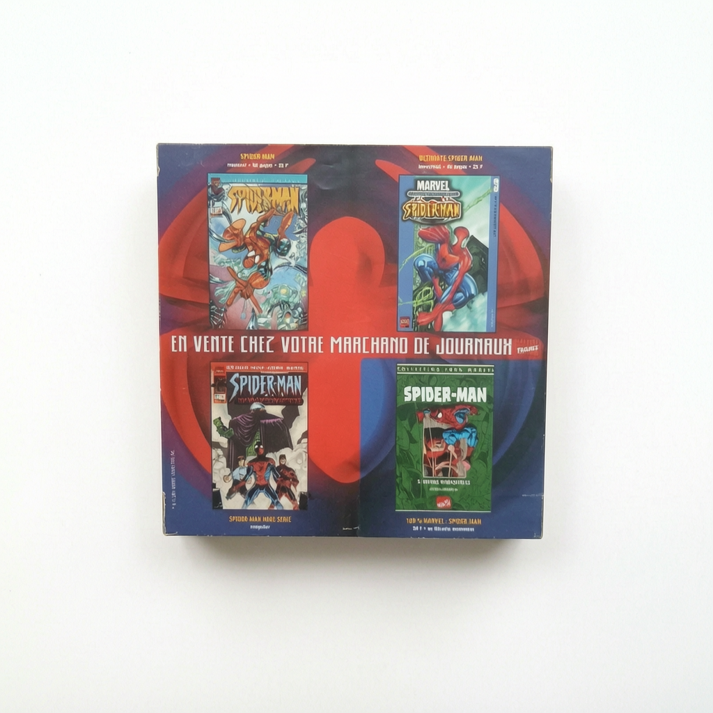 Insert publicitaire Marvel Spider-Man – Flyers magazines Panini / Marvel France (2002–2003) Playstation 1