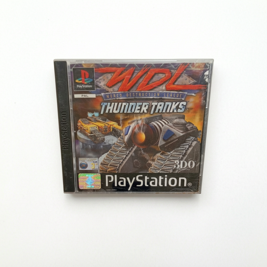 WORLD DESTRUCTION LEAGUE THUNDER TANKS PlayStation 1 (PS1) Version UK