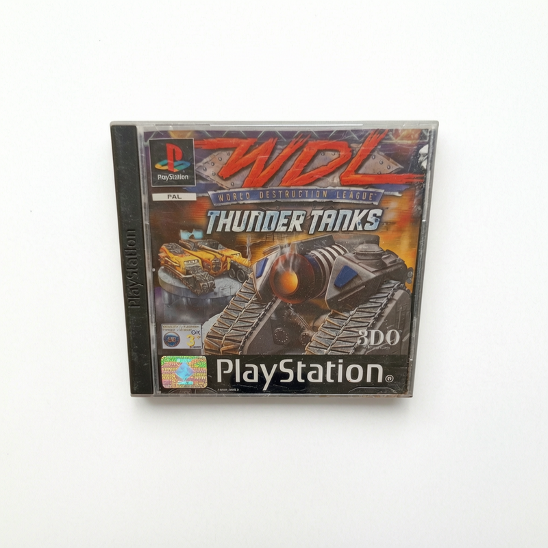 WORLD DESTRUCTION LEAGUE THUNDER TANKS PlayStation 1 (PS1) Version UK