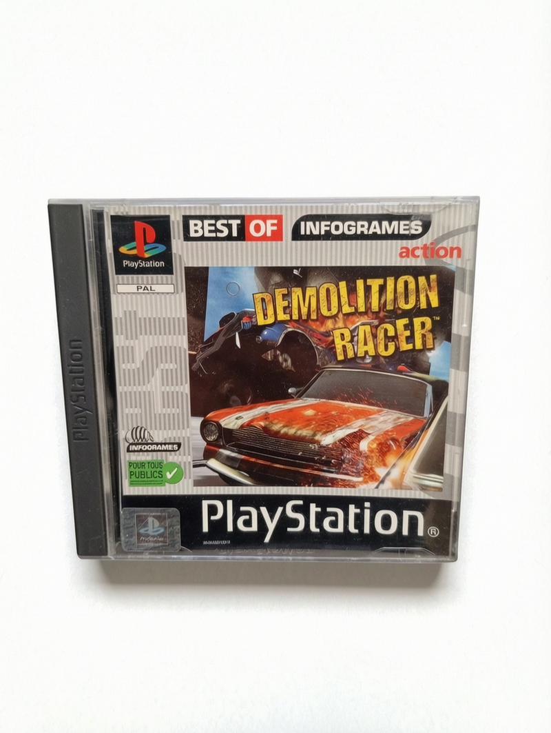 DEMOLITION RACER PlayStation 1 (PS1) Version infogrames