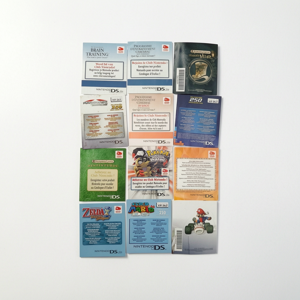 Liste Carte Vip Nintendo DS Novembre 2025