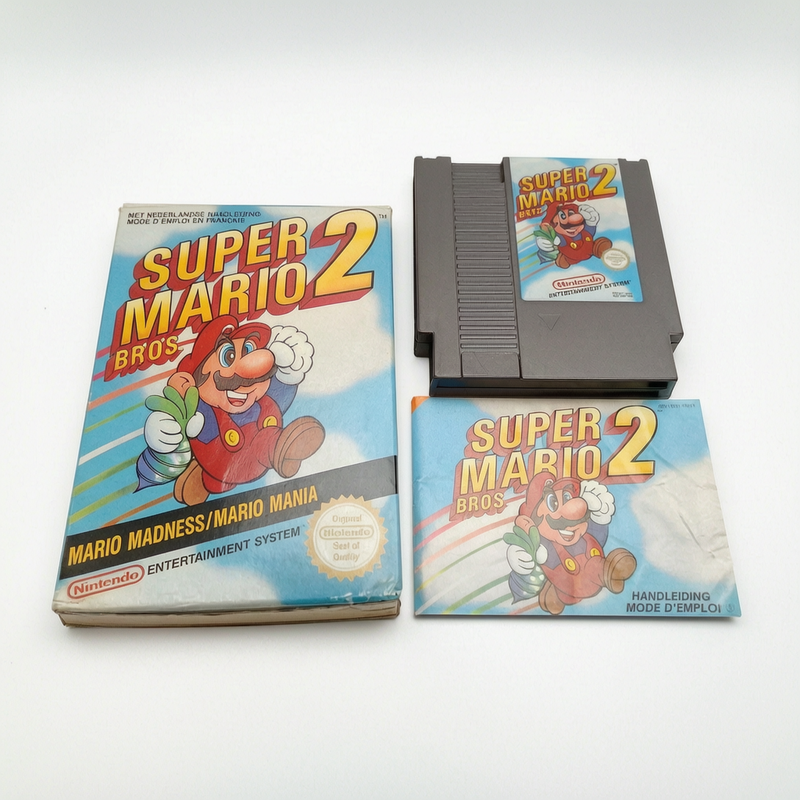 Super Mario Bros. 2 Nintendo NES  Version PAL en boîte