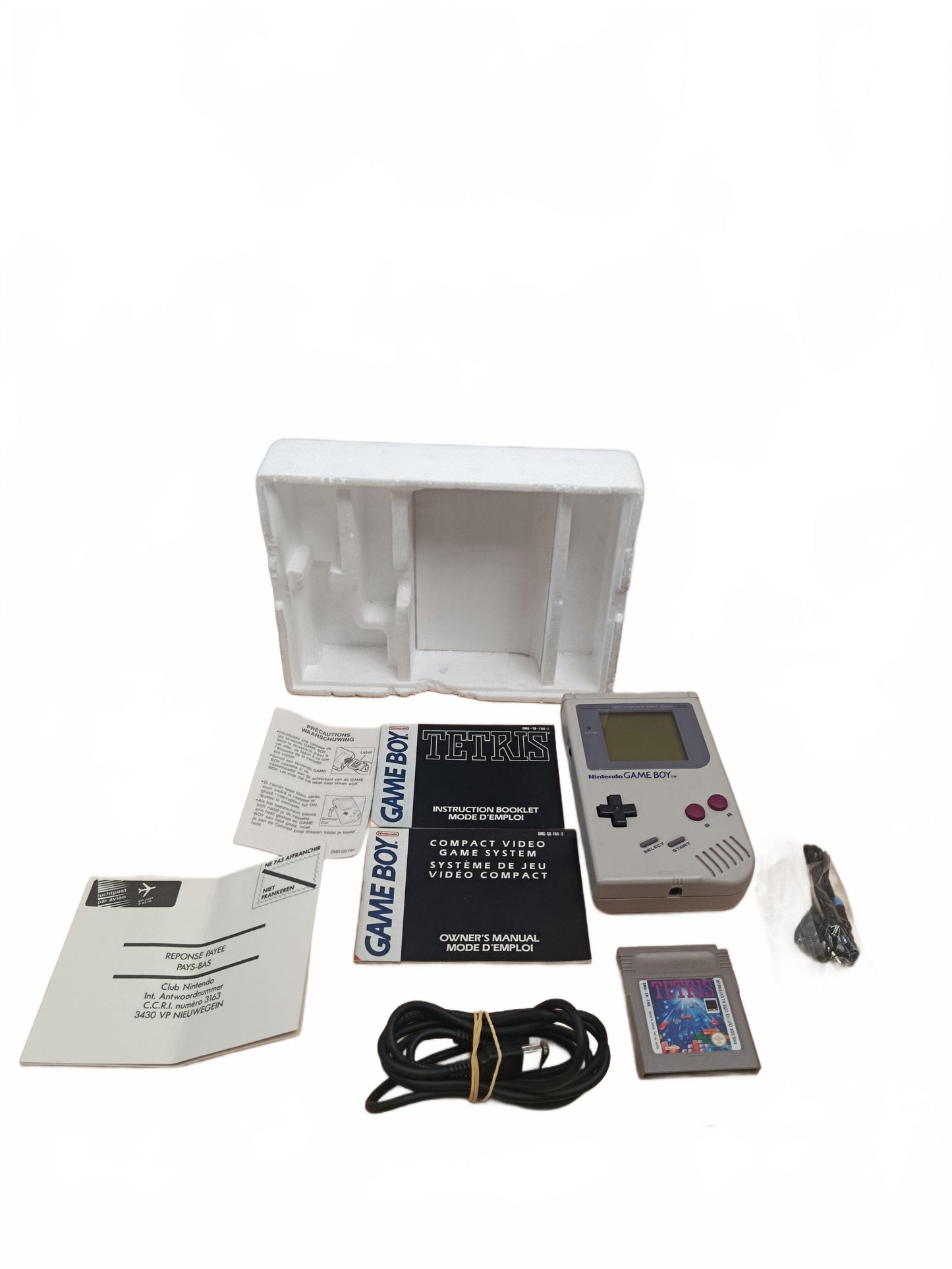 Console Nintendo GameBoy Fat Version Tetris en boîte Complet