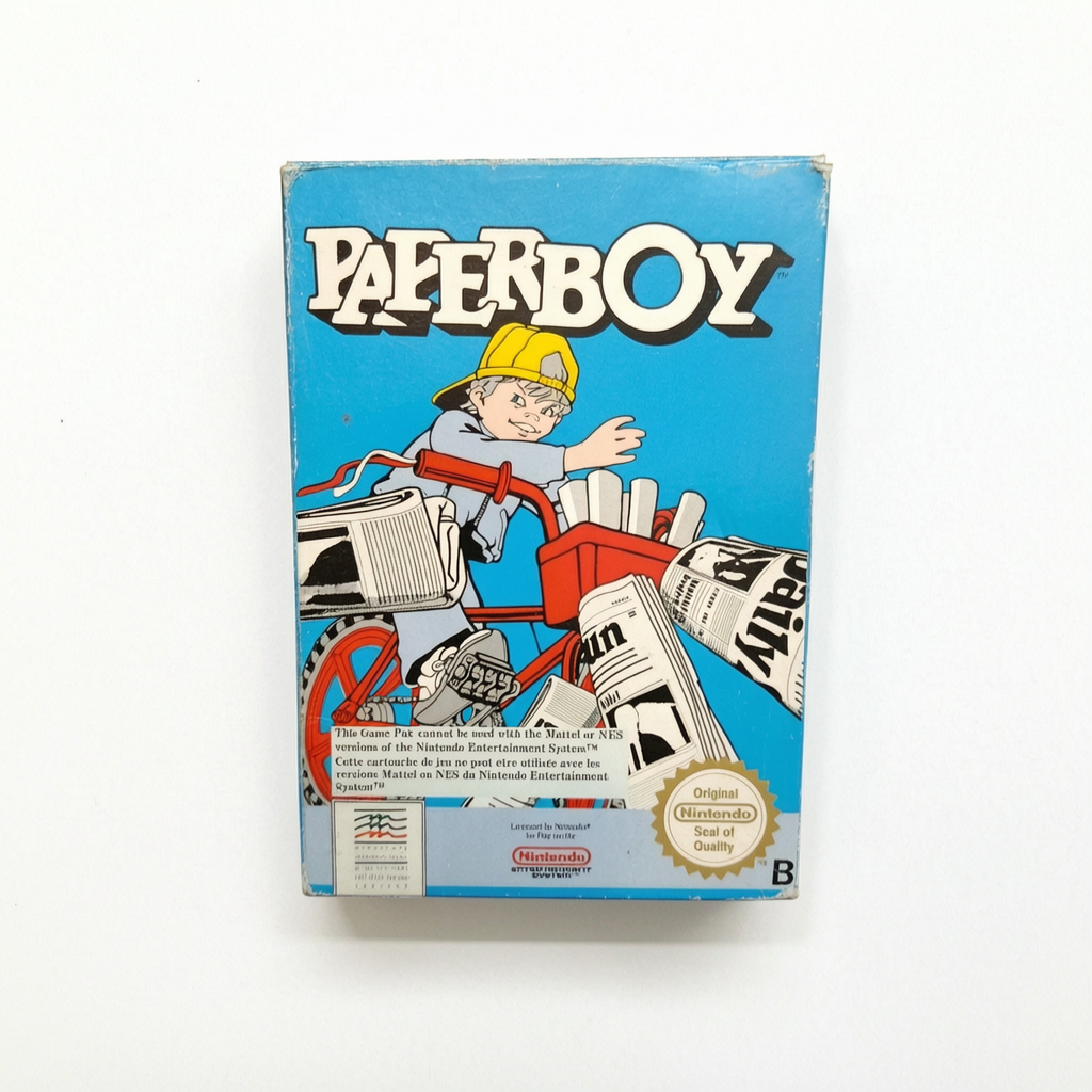Paperboy Nintendo NES 'boite avec notice sans jeu