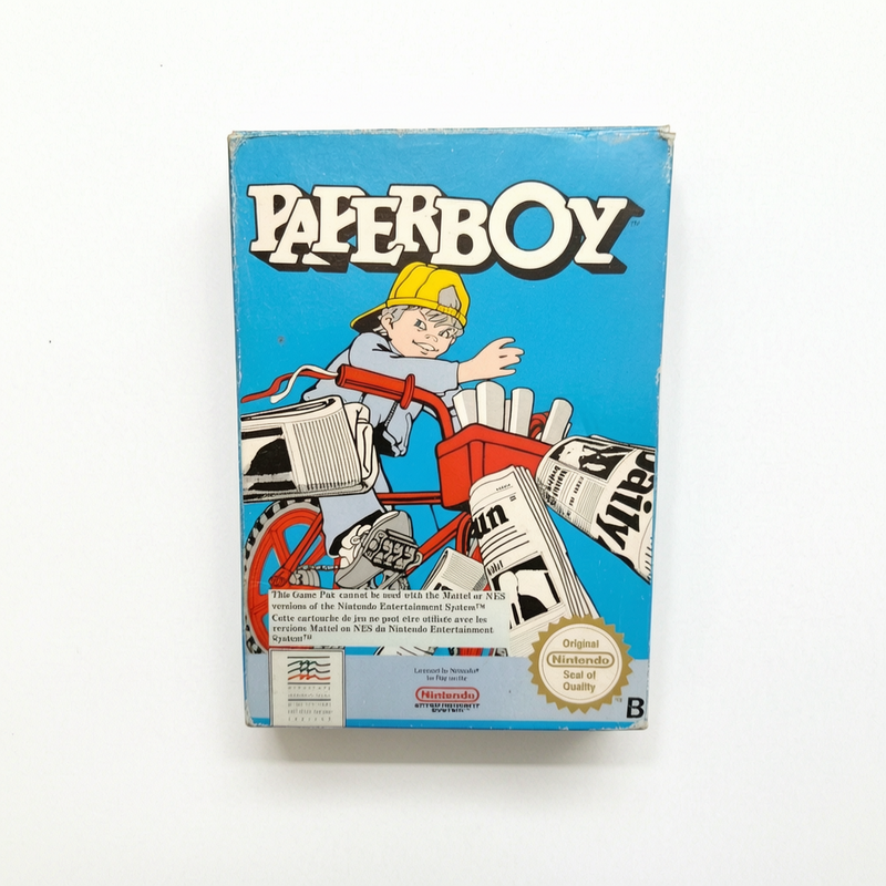 Paperboy Nintendo NES 'boite avec notice sans jeu
