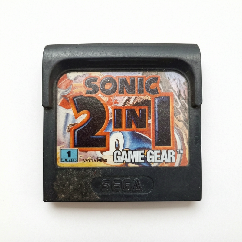 SONIC 2 IN 1 game gear