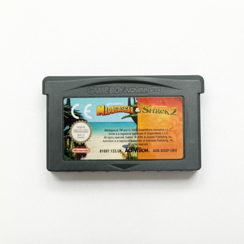 MADAGASCAR ET SHREK 2 Game Boy Advance
