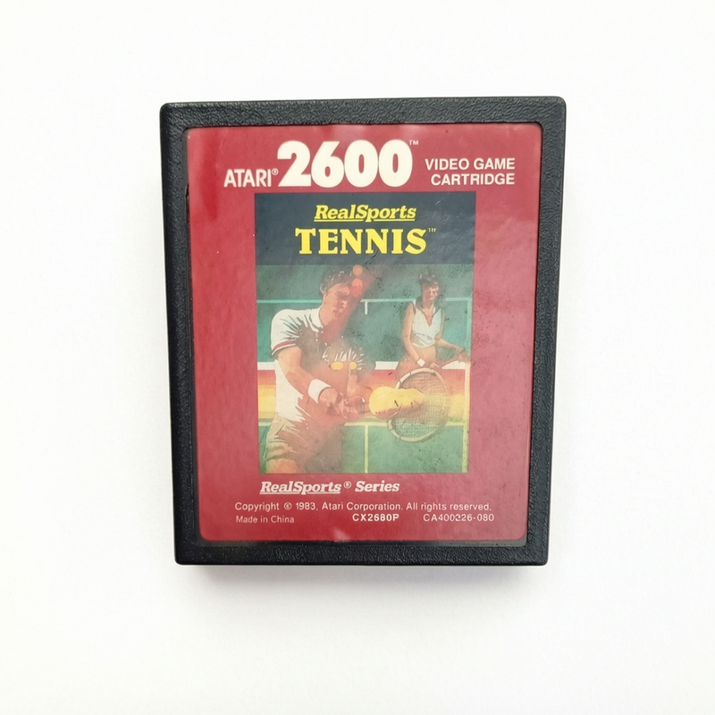 Atari 2600 RealSports Tennis