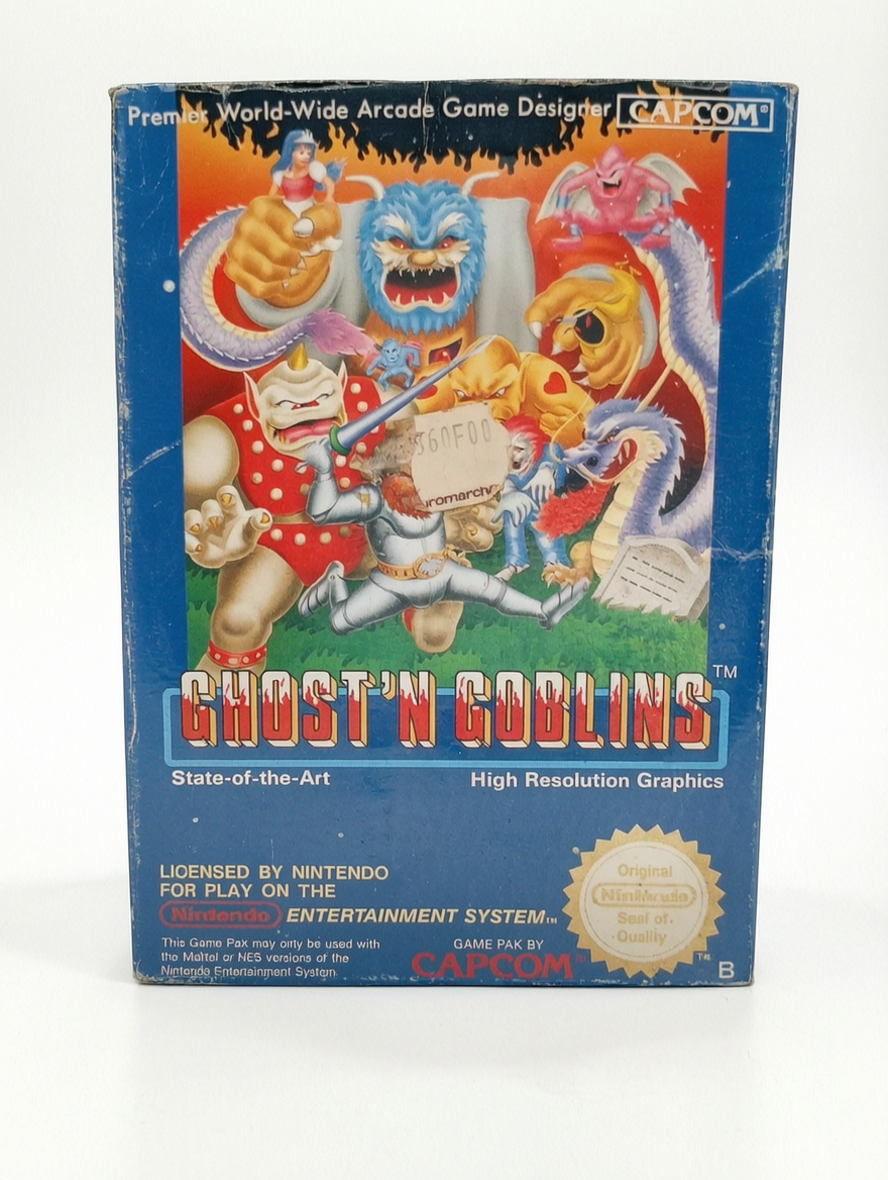 Ghost'n goblin Nintendo NES en boite