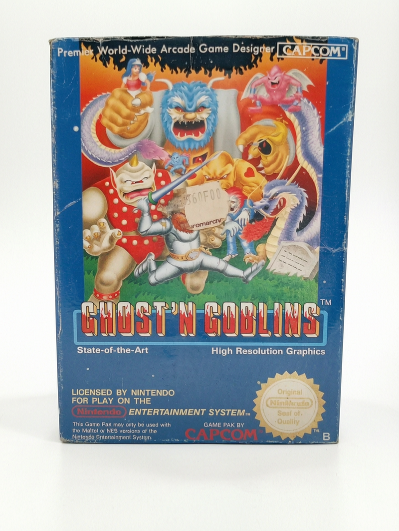 Ghost'n goblin Nintendo NES en boite