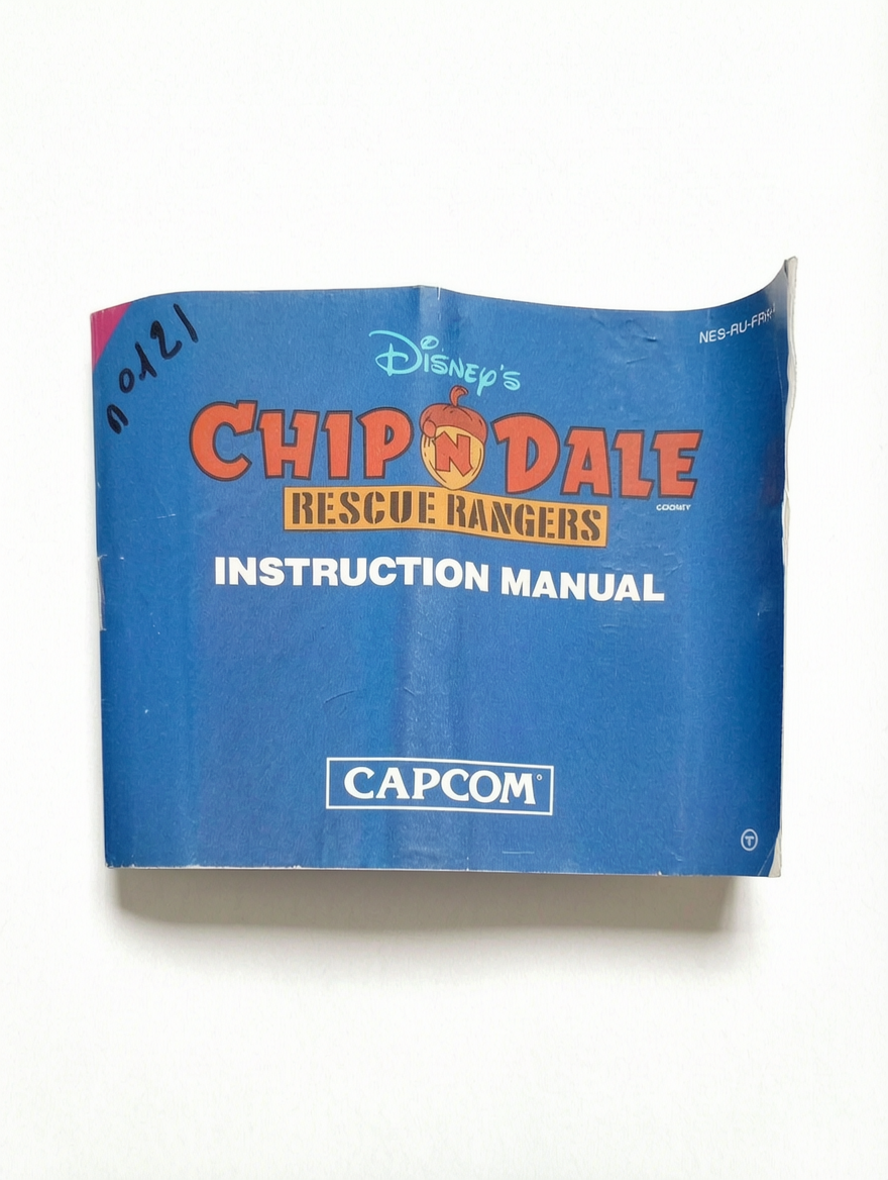 Notice seule Chip N Dale Nintendo NES