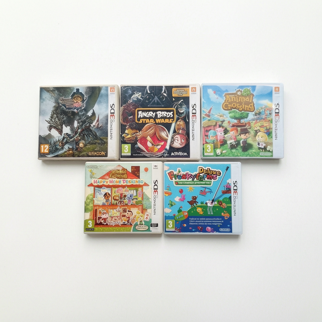 LOT DE 5 JEUX nintendo 3DS
