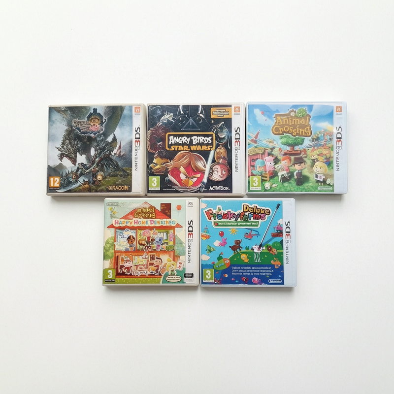 LOT DE 5 JEUX nintendo 3DS