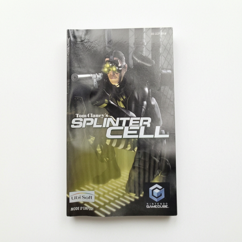 NOTICE tom clancy's splinter cell nintendo gamecube