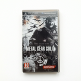 METAL GEAR SOLID peace walker playstation portable (PSP) (boite + notice)