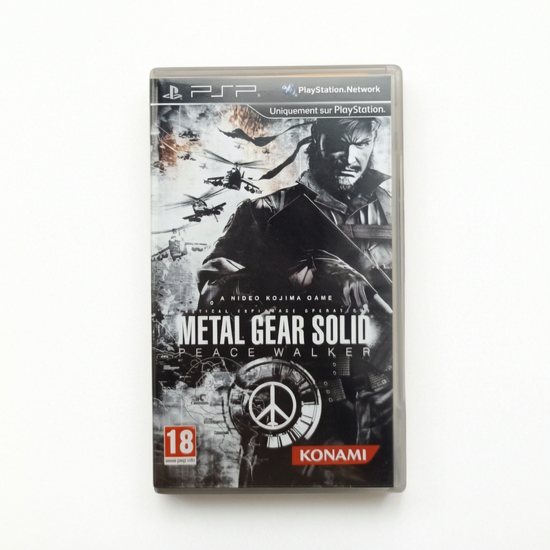 METAL GEAR SOLID peace walker playstation portable (PSP) (boite + notice)