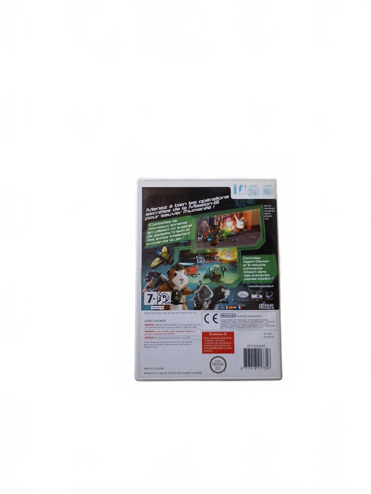 DISNEY MISSION-G  nintendo wii