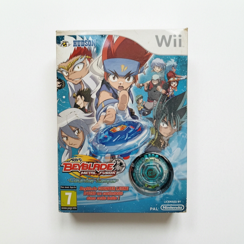 BEYBLADE METAL FUSION - Counter Leone - Nintendo Wii (édition avec toupie)