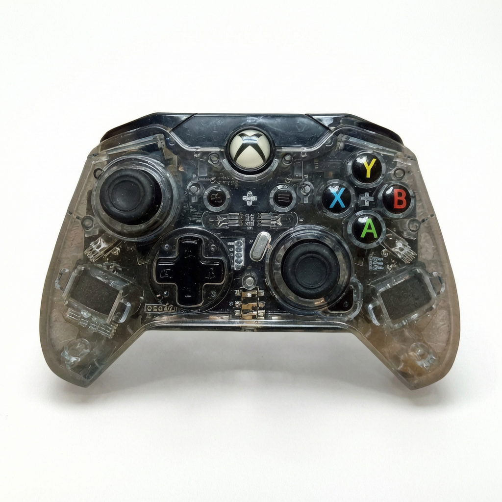 Manette Xbox One – Édition Transparente (Crystal) – Officielle – Testée & Fonctionnelle