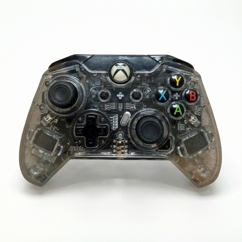 Manette Xbox One – Édition Transparente (Crystal) – Officielle – Testée & Fonctionnelle
