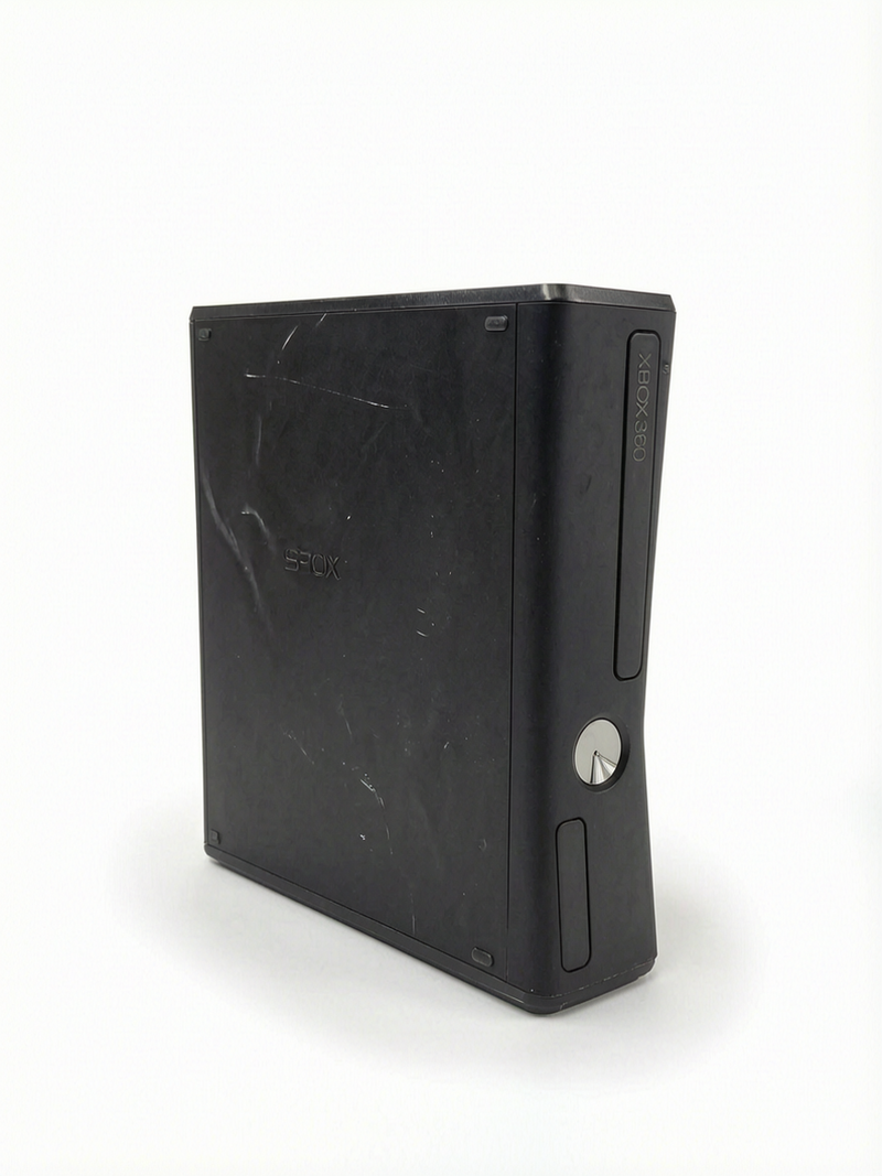 Console Xbox 360 sans disque dur avec manette et câbles