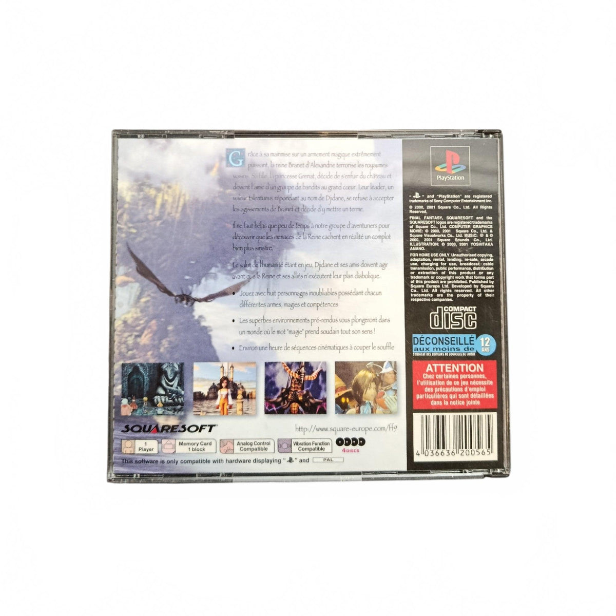 Final Fantasy IX Playstation 1 (PS1)