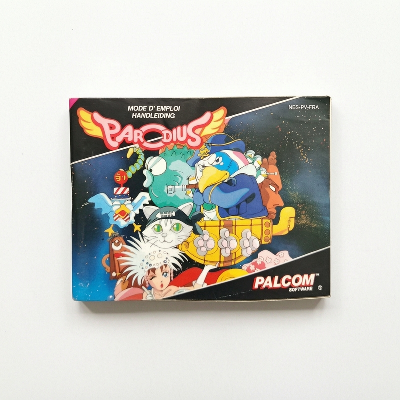 Notice Parodius Nintendo NES
