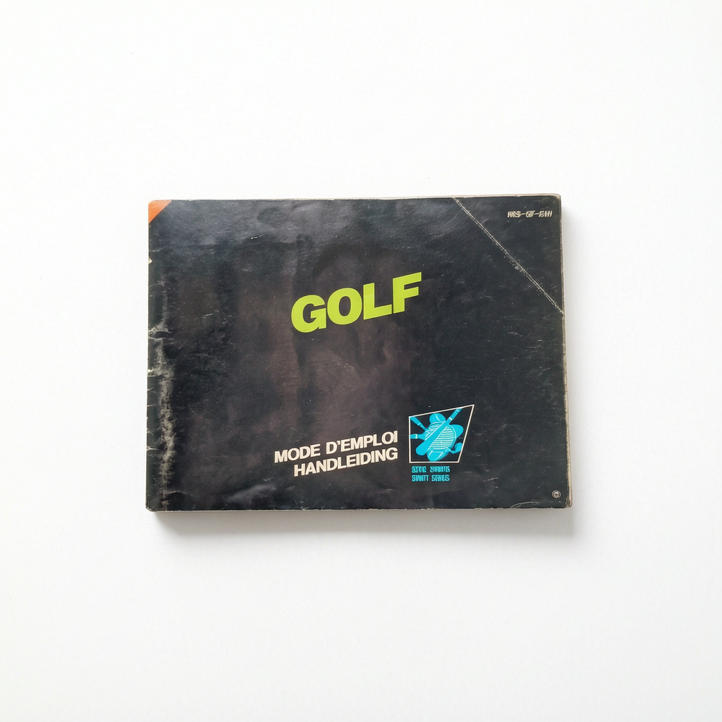 Notice Golf Nintendo NES