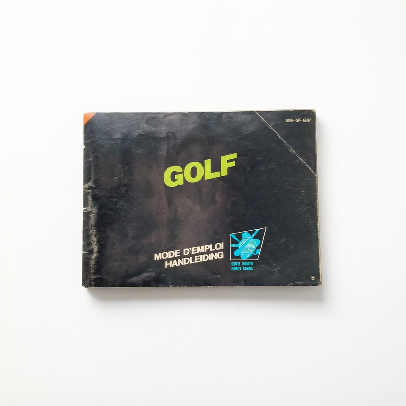 Notice Golf Nintendo NES