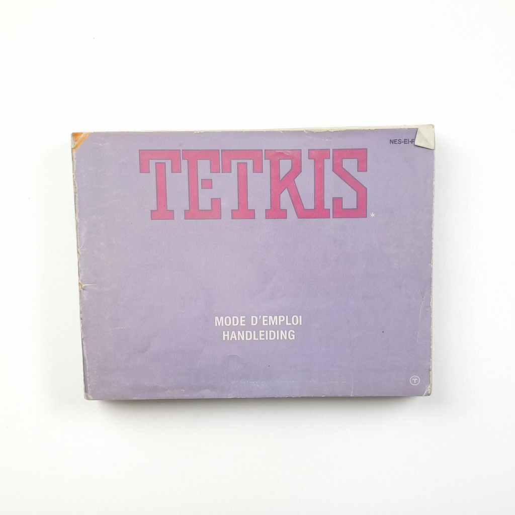 Notice Tetris Nintendo NES