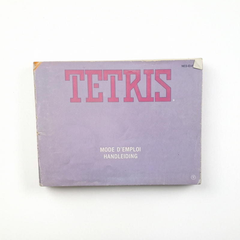 Notice Tetris Nintendo NES